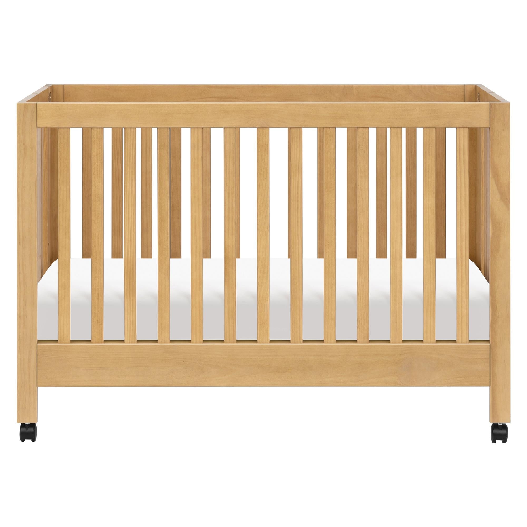 Babyletto Maki Portable Folding Crib with Toddler Bed Conversion Kit
