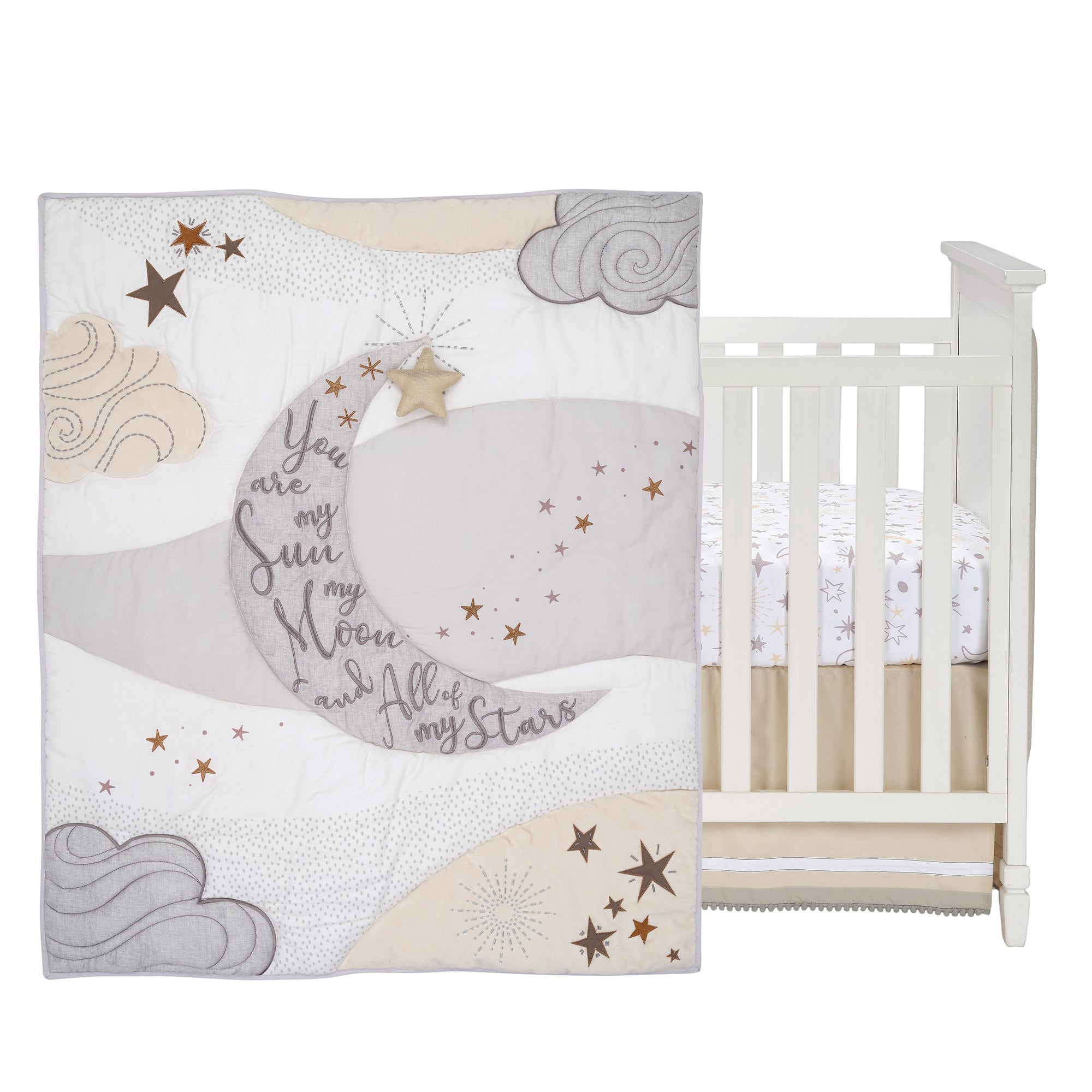 Lambs & Ivy Goodnight Moon 3-Piece Crib Bedding Set