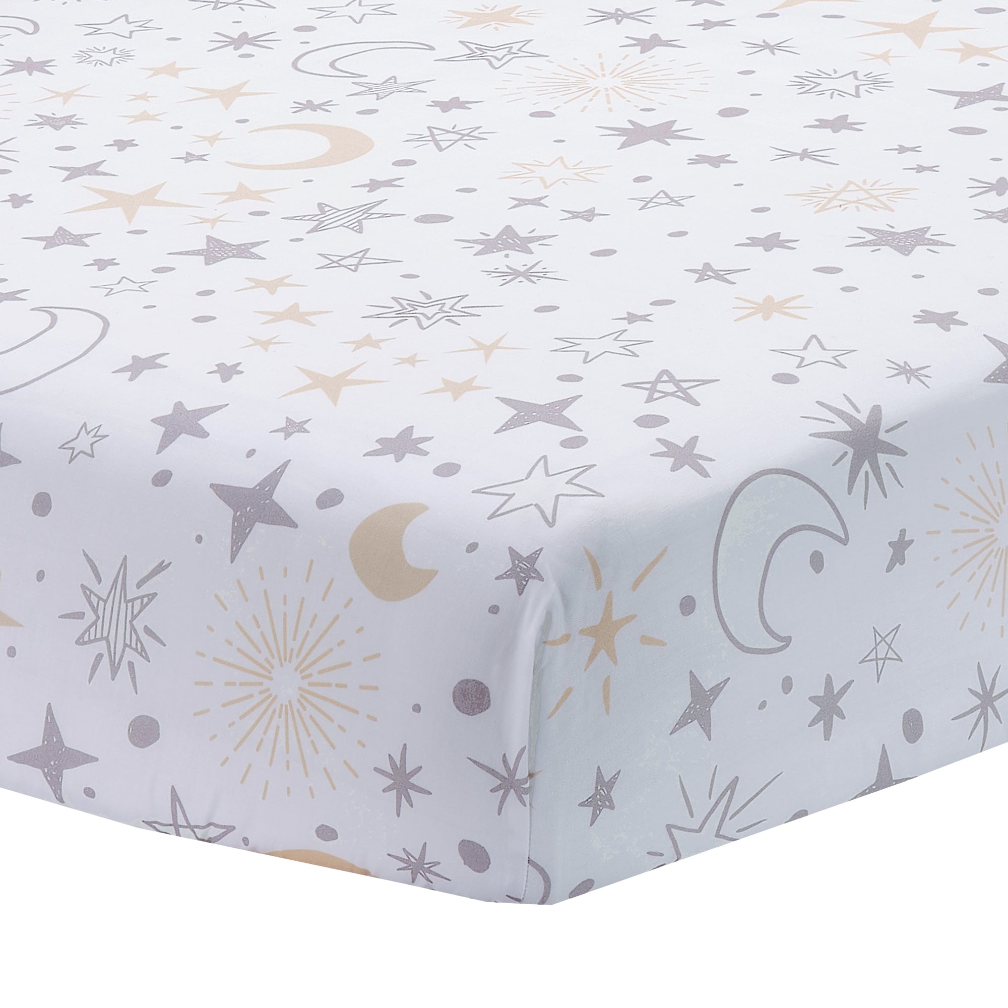 Lambs & Ivy Goodnight Moon Cotton Fitted Crib Sheet