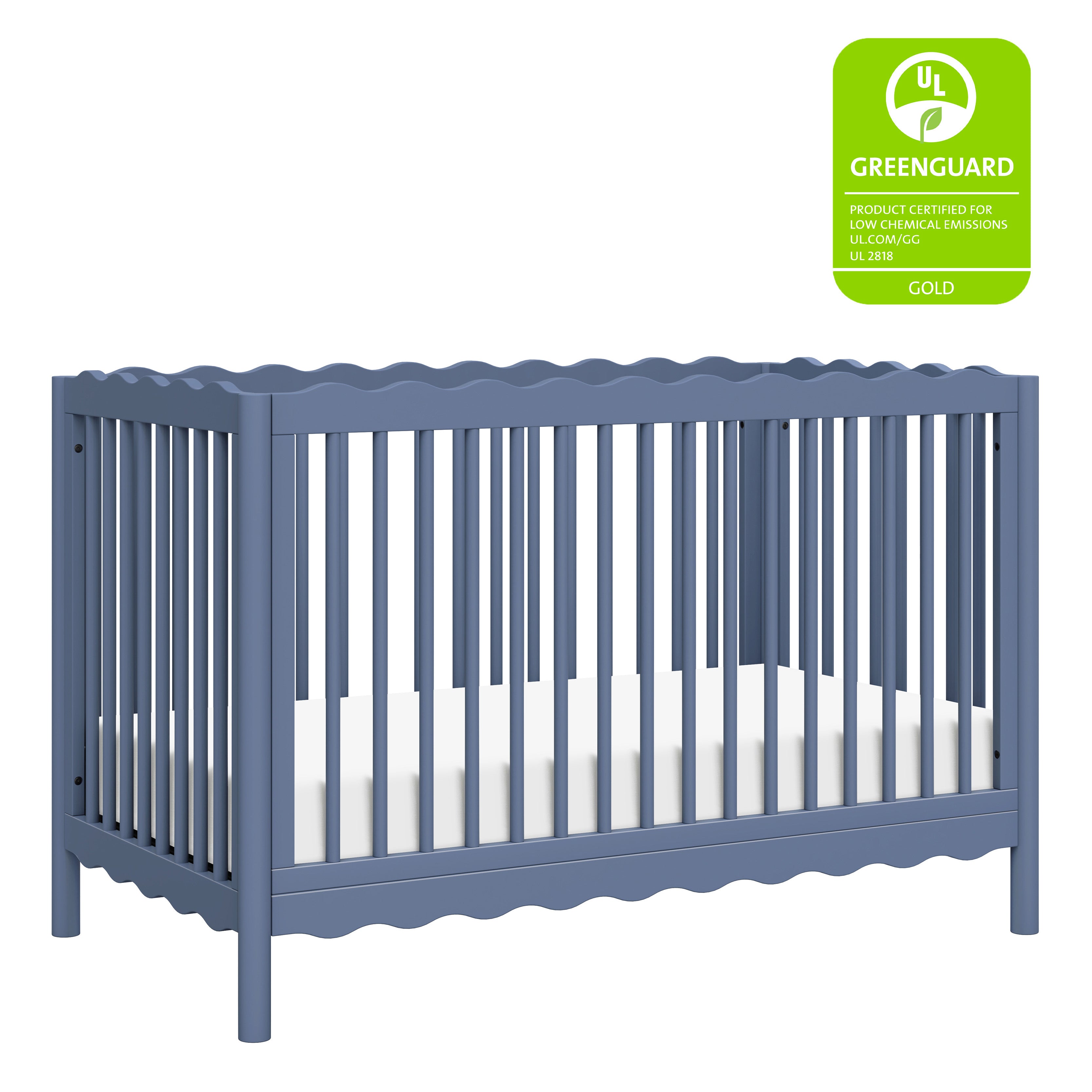 Babyletto Swell 4-in-1 Convertible Crib with Toddler Bed Conversion Kit