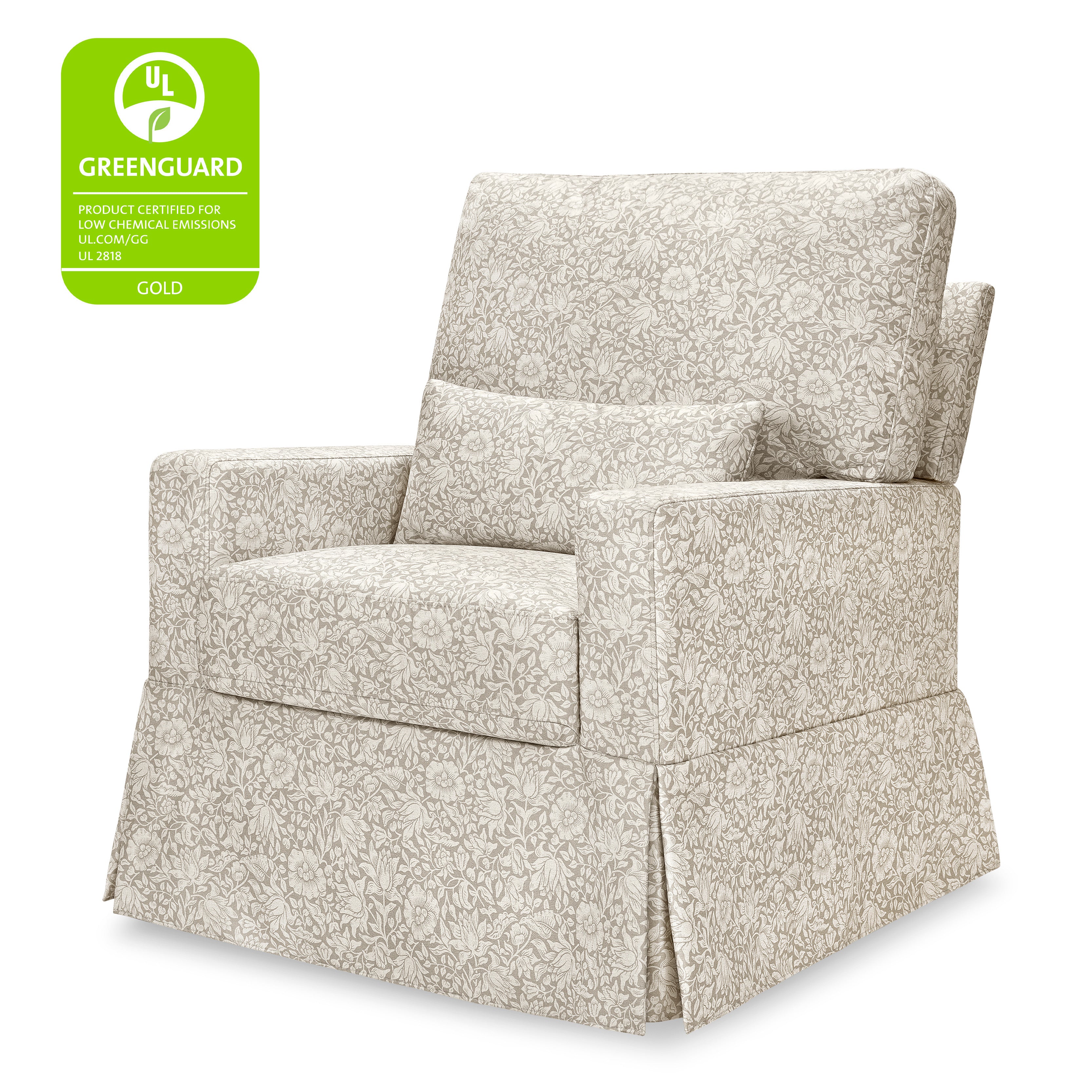 Morris & Co. x Namesake Crawford Pillowback Comfort Swivel Glider