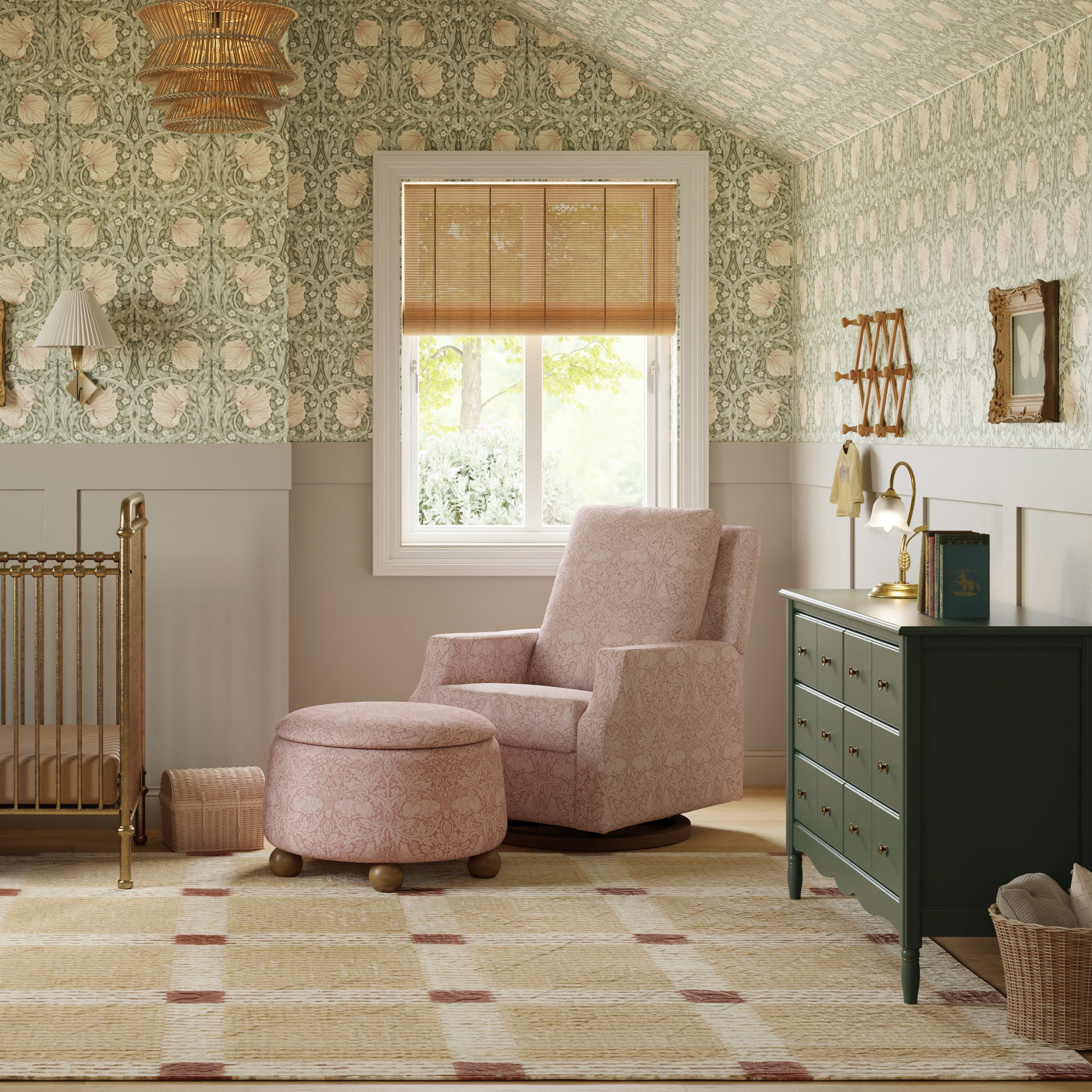 Morris & Co. x Namesake Tuffet Storage Ottoman