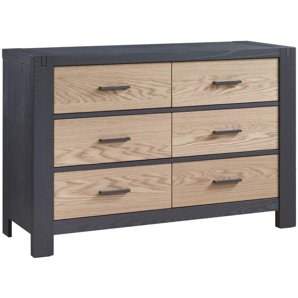 Natart Rustico Moderno Double Dresser