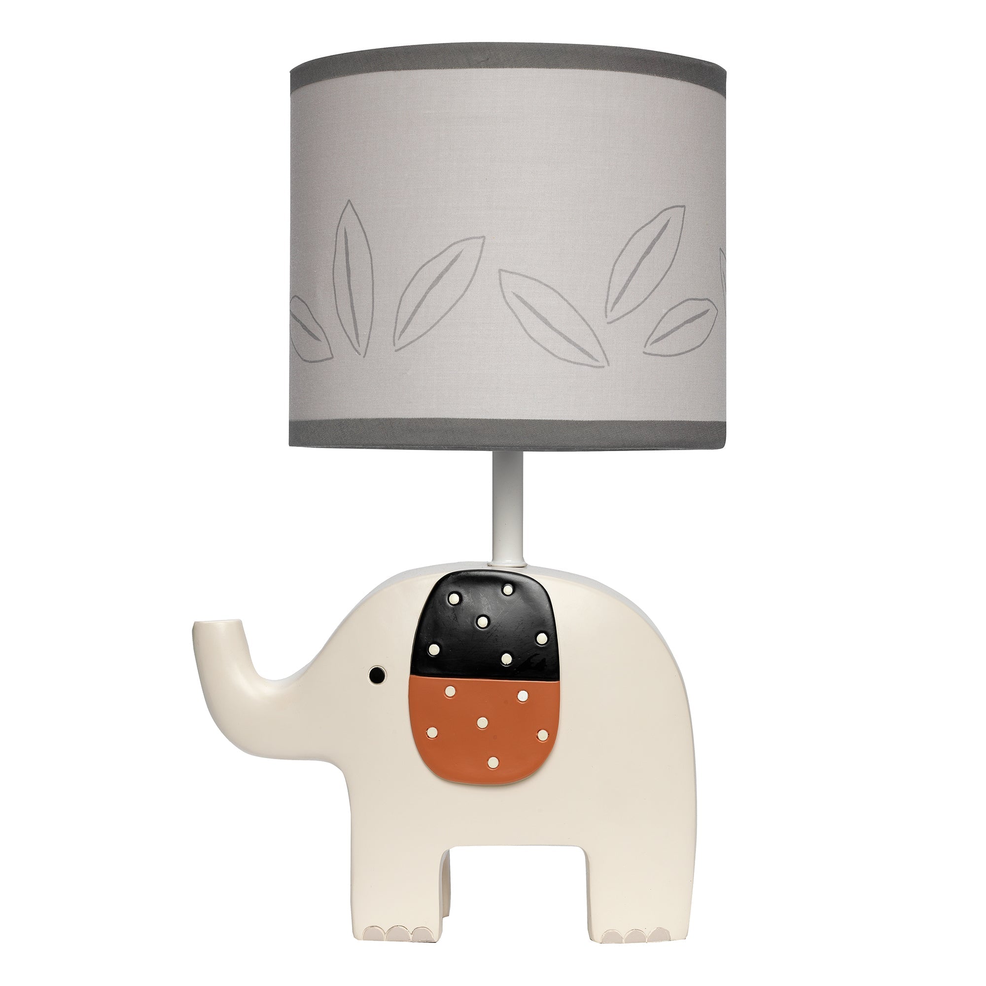 Lambs & Ivy Patchwork Jungle Lamp With Shade & Bulb