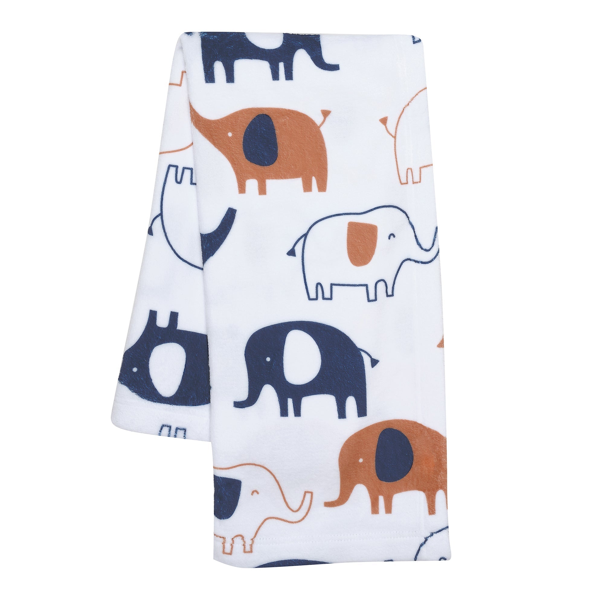 Lambs & Ivy Playful Elephant Baby Blanket