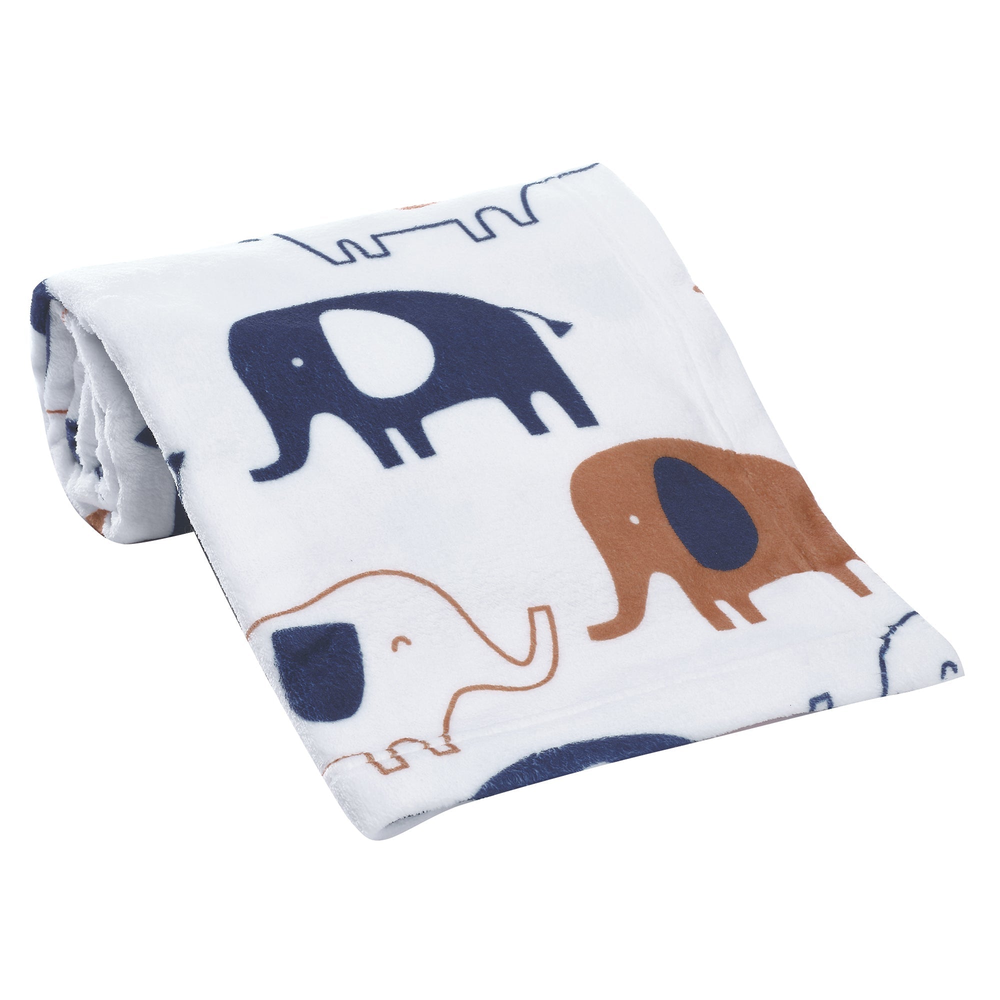 Lambs & Ivy Playful Elephant Baby Blanket