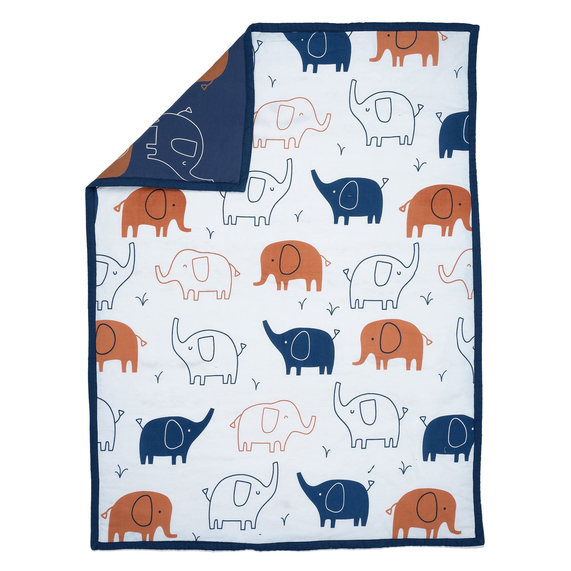 Lambs & Ivy Playful Elephant 3-Piece Crib Bedding Set