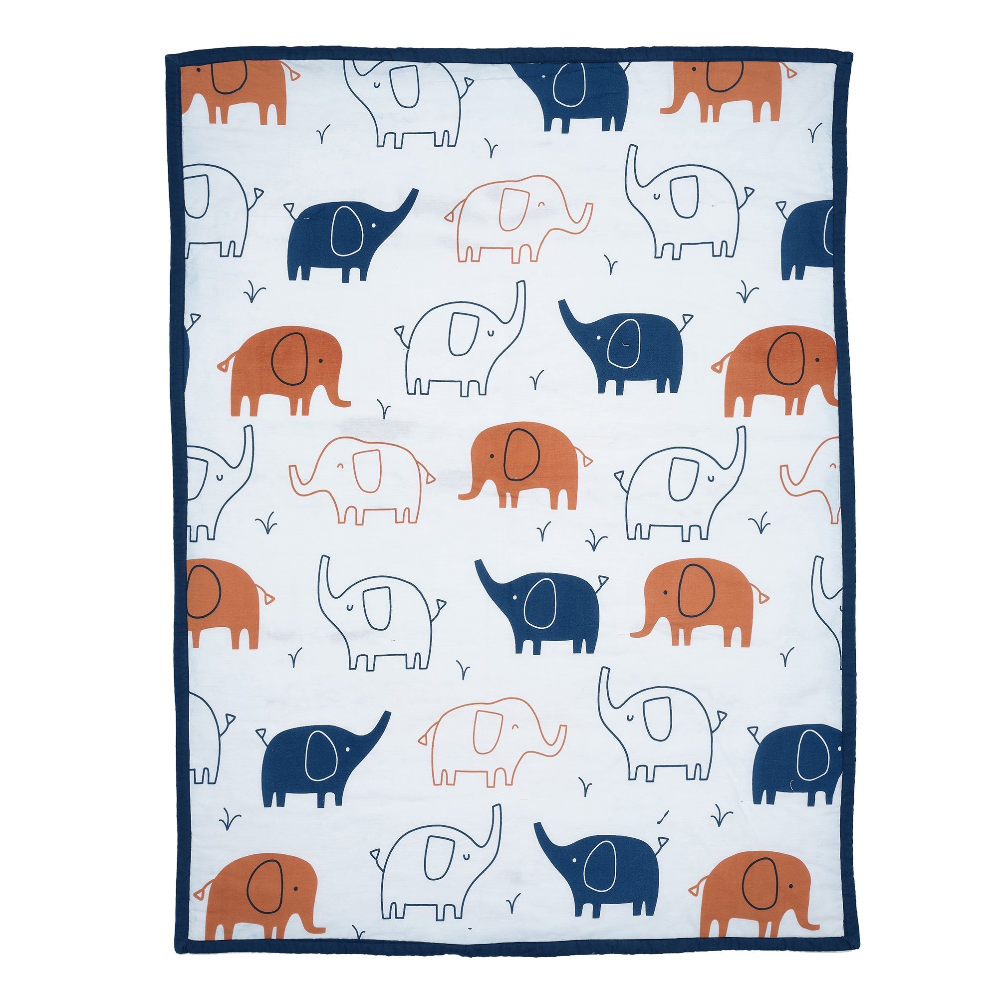 Lambs & Ivy Playful Elephant 3-Piece Crib Bedding Set