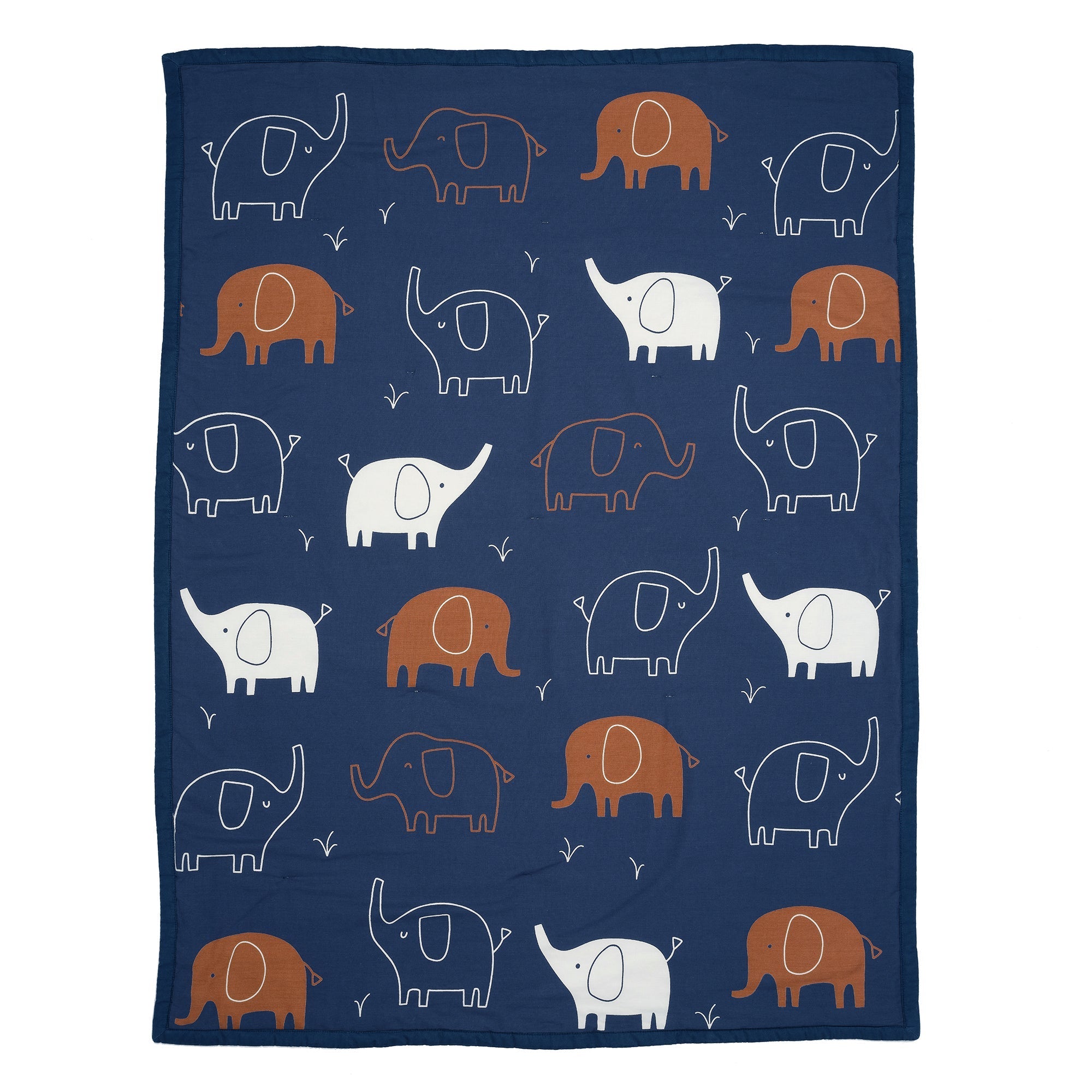 Lambs & Ivy Playful Elephant 3-Piece Crib Bedding Set