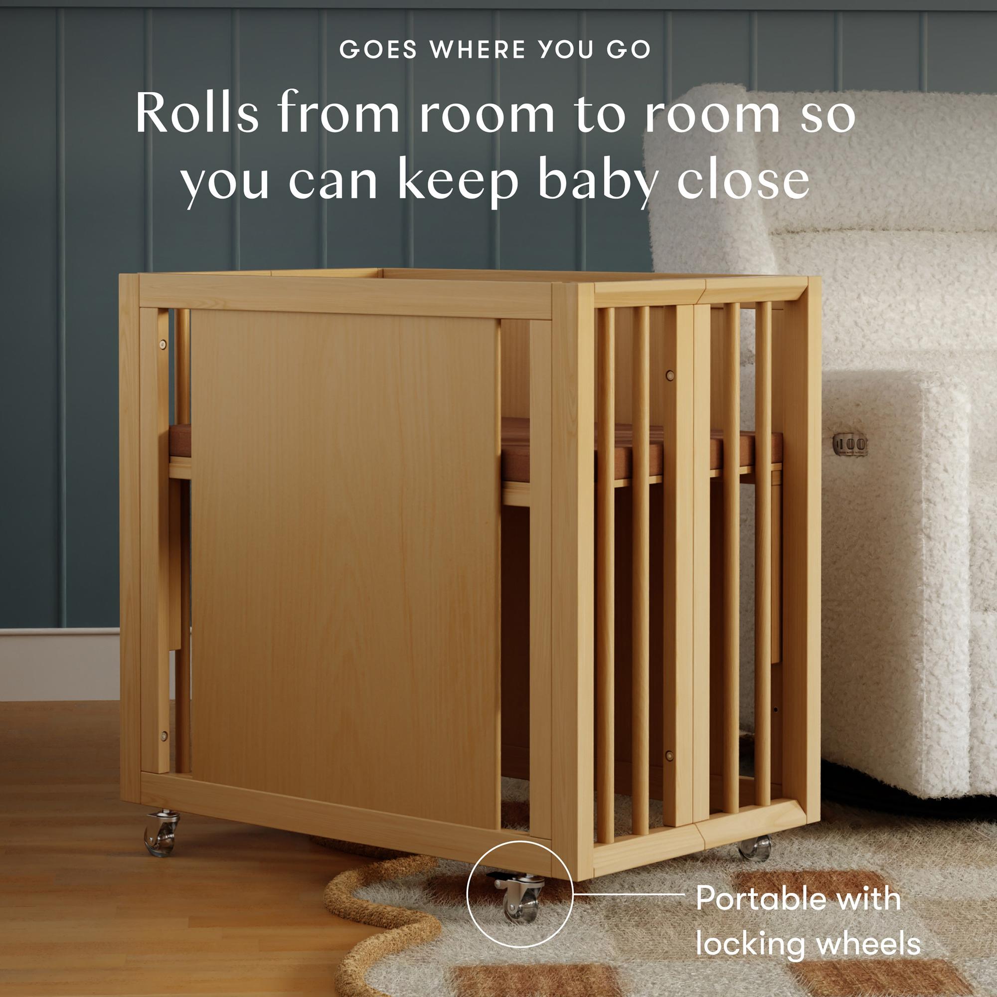 Babyletto Palma 8-in-1 Convertible All-Stages Crib with Bassinet & Toddler Bed Kits