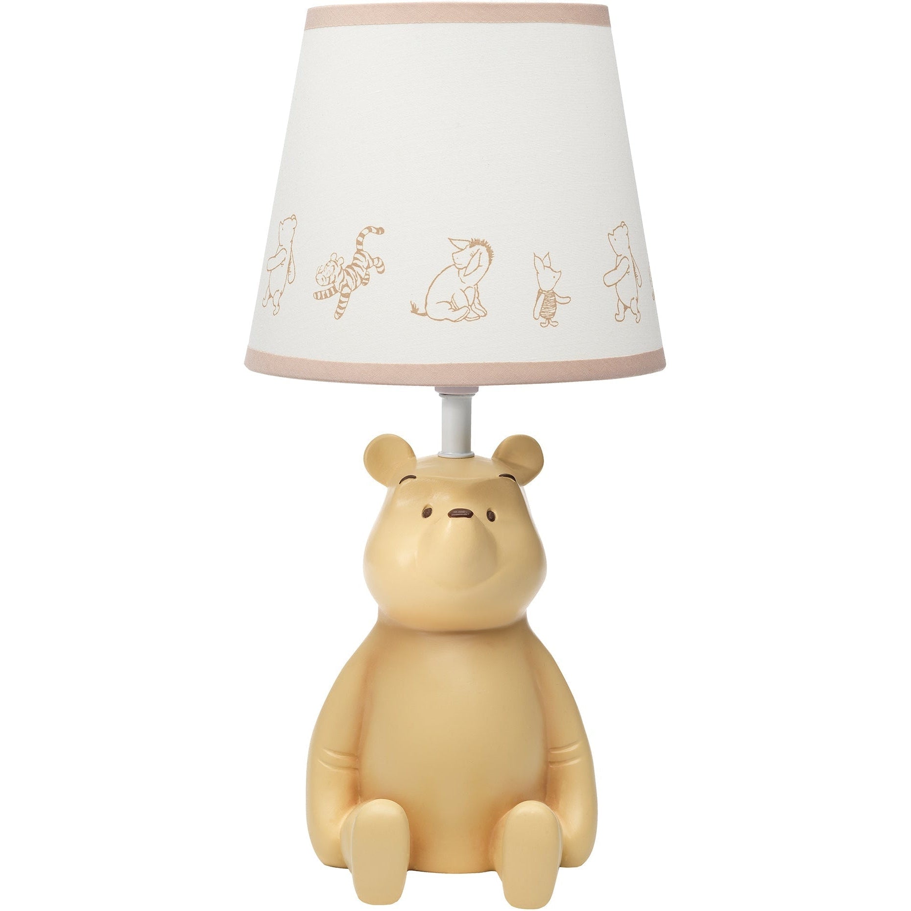 Lambs & Ivy Storytime Pooh Lamp with Shade & Bulb