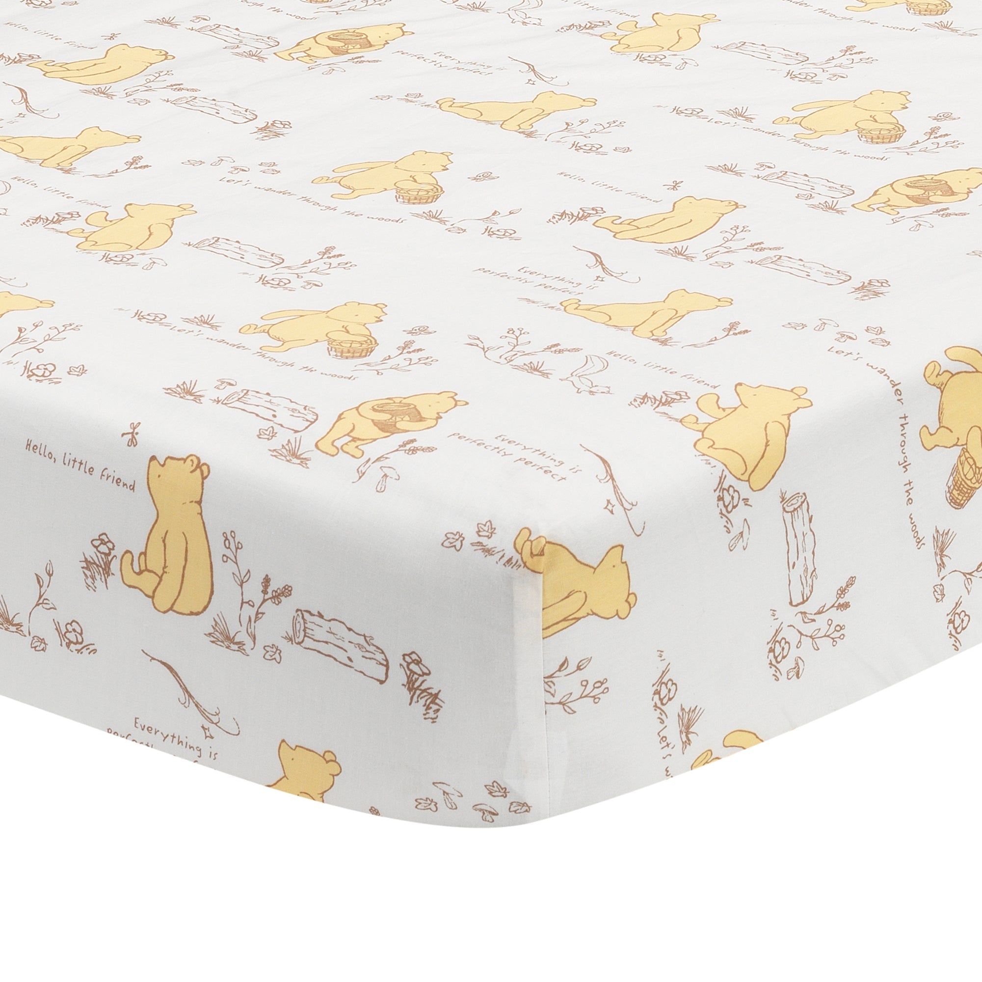 Lambs & Ivy Storytime Pooh 3-Piece Crib Bedding Set