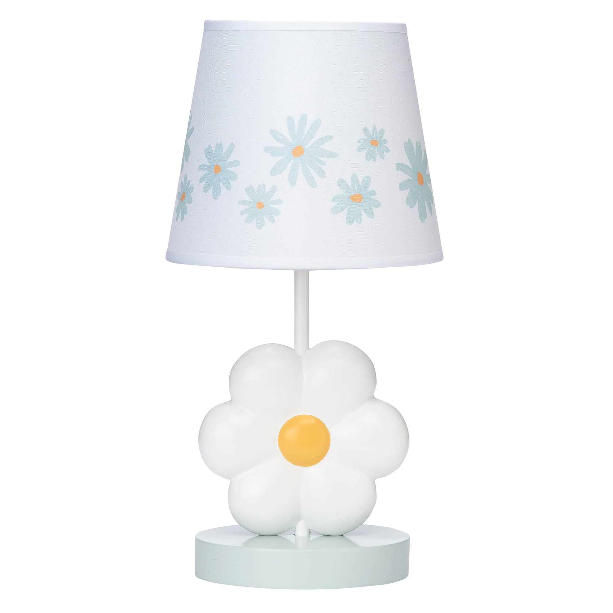 Lambs & Ivy Sweet Daisy Lamp with Shade & Bulb