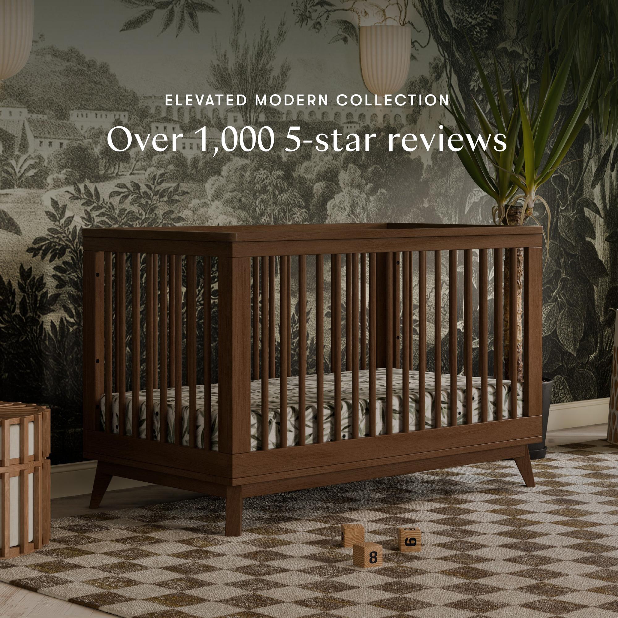 Babyletto Scoot 3-in-1 Convertible Crib with Toddler Bed Conversion Kit