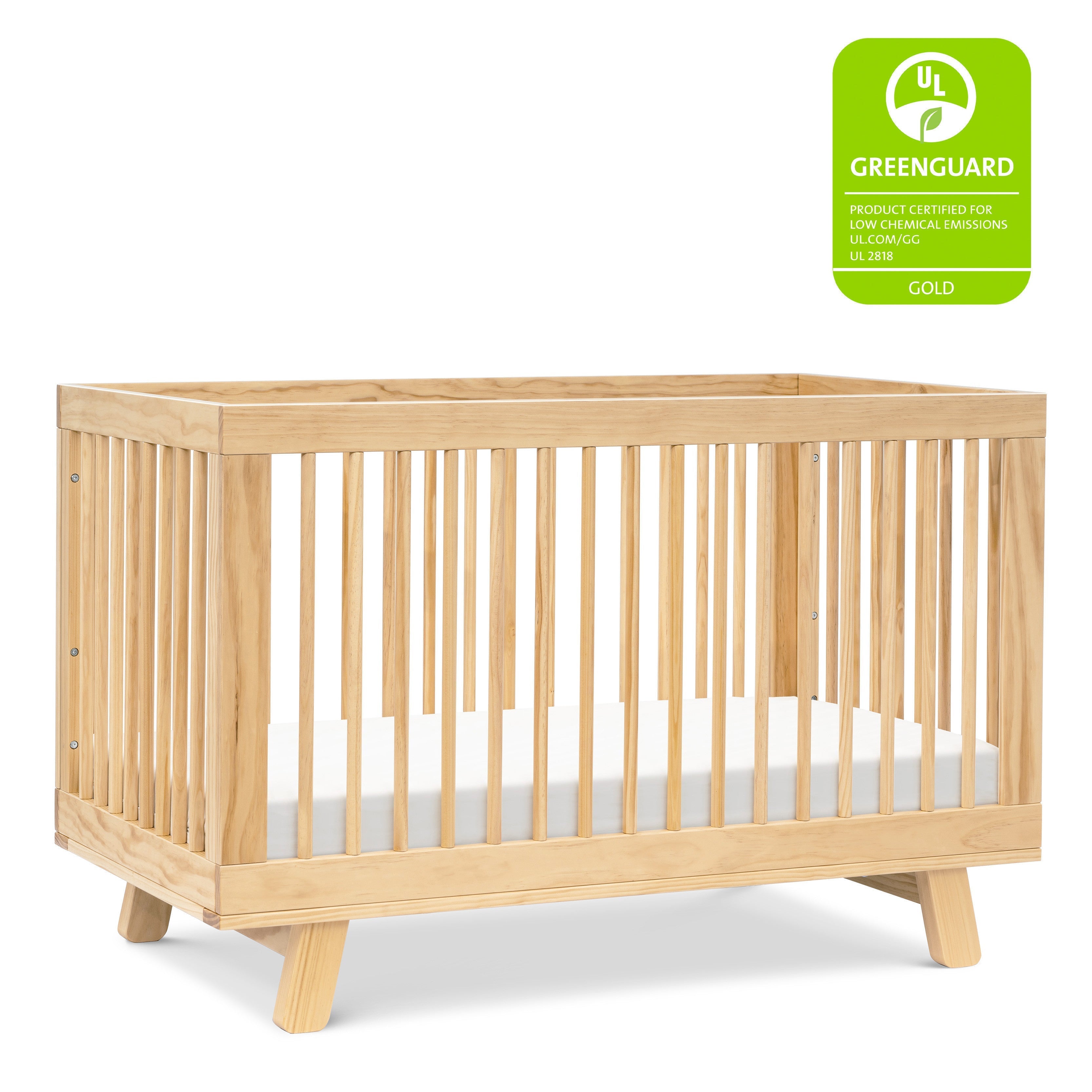 Babyletto Hudson 3-in-1 Convertible Crib with Toddler Bed Conversion Kit