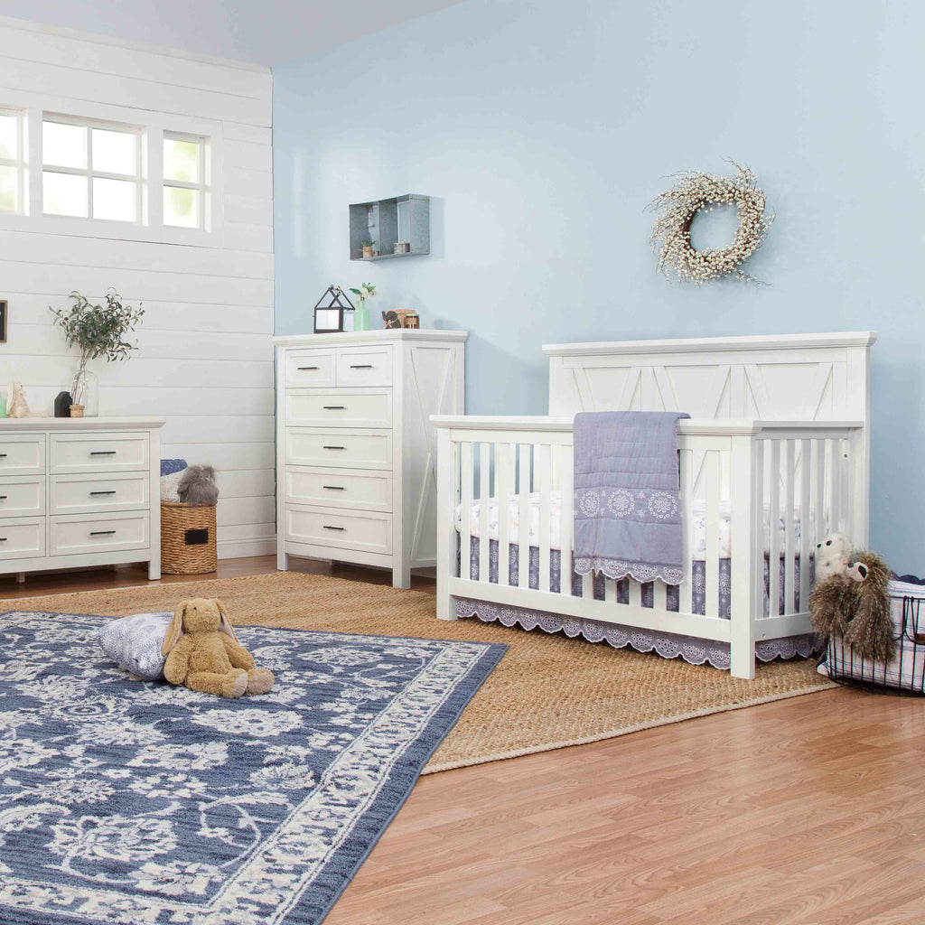 Monogram by Namesake Emory Farmhouse 4-in-1 Convertible Crib