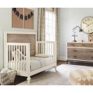 #myRoom Two Tone Convertible Crib/Toddler Bed/Daybed/Low Profile Bed